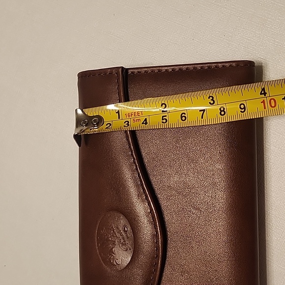 Beautiful Buxton Heiress Brown Leather RFID Long Wallet, Kisslock Pouch EUC - Picture 14 of 16